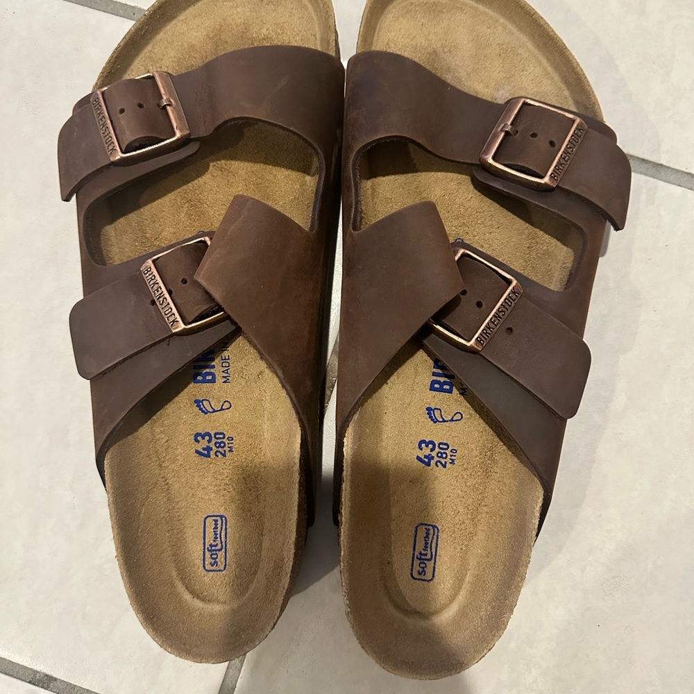 Birkenstock Brown Soft Footbed Sandals